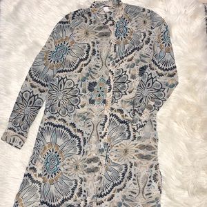 Sheer Paisley Tunic